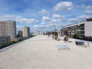 Gravillons roulés en protection